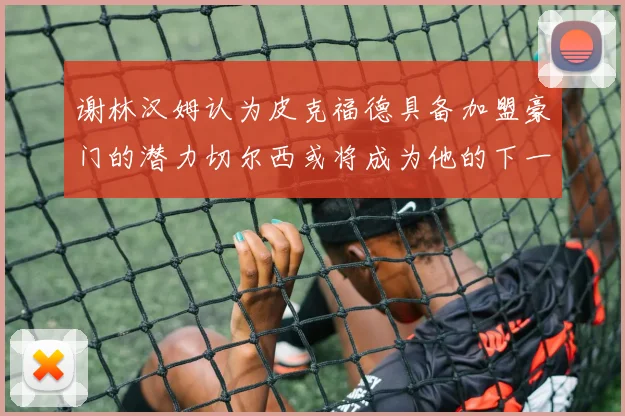 谢林汉姆认为皮克福德具备加盟豪门的潜力切尔西或将成为他的下一个选择